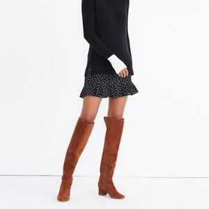 MADEWELL Walker Over-the-Knee Boot in Suede Size 9